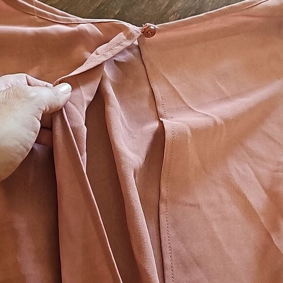 Cupshe IIaria Belted Boat Neck Romper, Pink, Size Small NWT - Picture 3 of 7